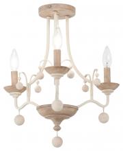 Minka-Lavery 2662-717 - COLONIAL CHARM - 3 LIGHT SEMI FLUSH