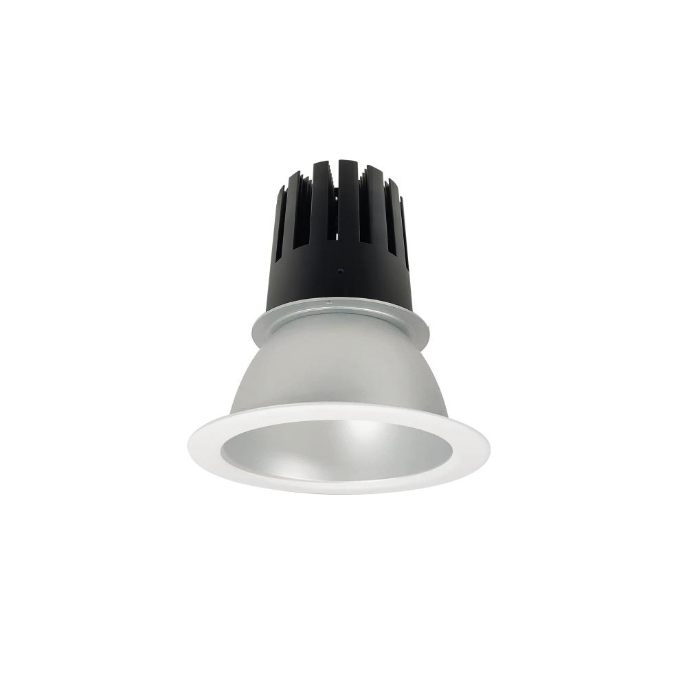 4" Sapphire III Round Open Reflector, 2500lm, 3000K, Spot Optic, Haze Reflector/Matte Powder