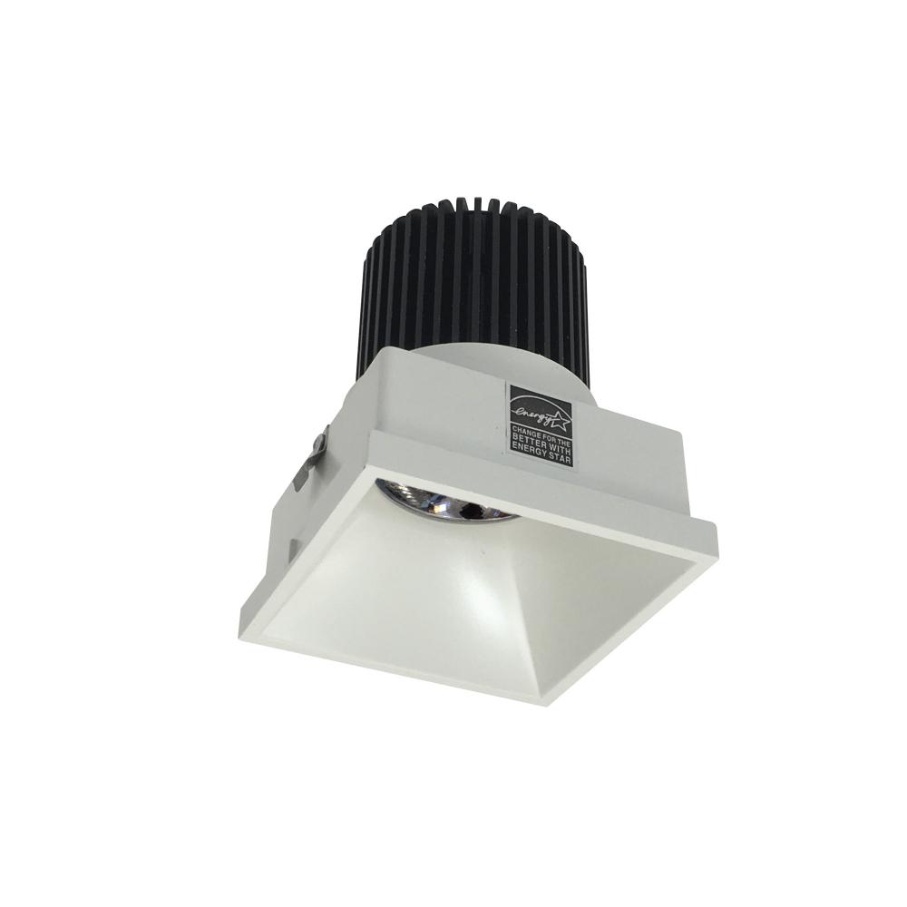 4" Iolite LED Square Trimless Downlight, 10-Degree Optic, 850lm / 12W, 3000K, White Finish