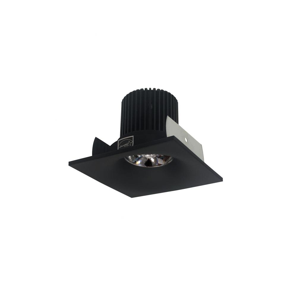 2" Iolite LED Square Bullnose, 10-Degree Optic, 800lm / 12W, 3500K, Black Finish