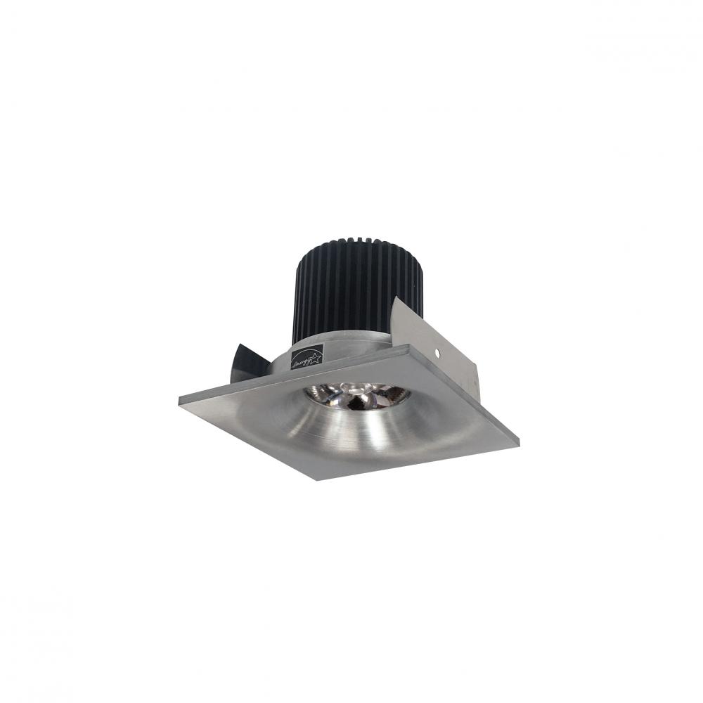 2" Iolite LED Square Bullnose, 10-Degree Optic, 800lm / 12W, 2700K, Natural Metal Finish