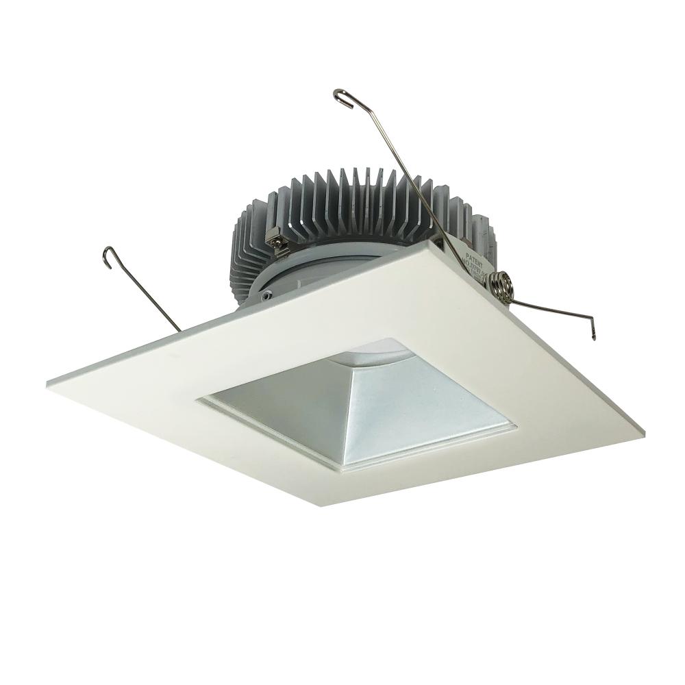 6" Cobalt Dedicated High Lumen Square/Square, 2000lm, 2700K, Haze Reflector / White Flange