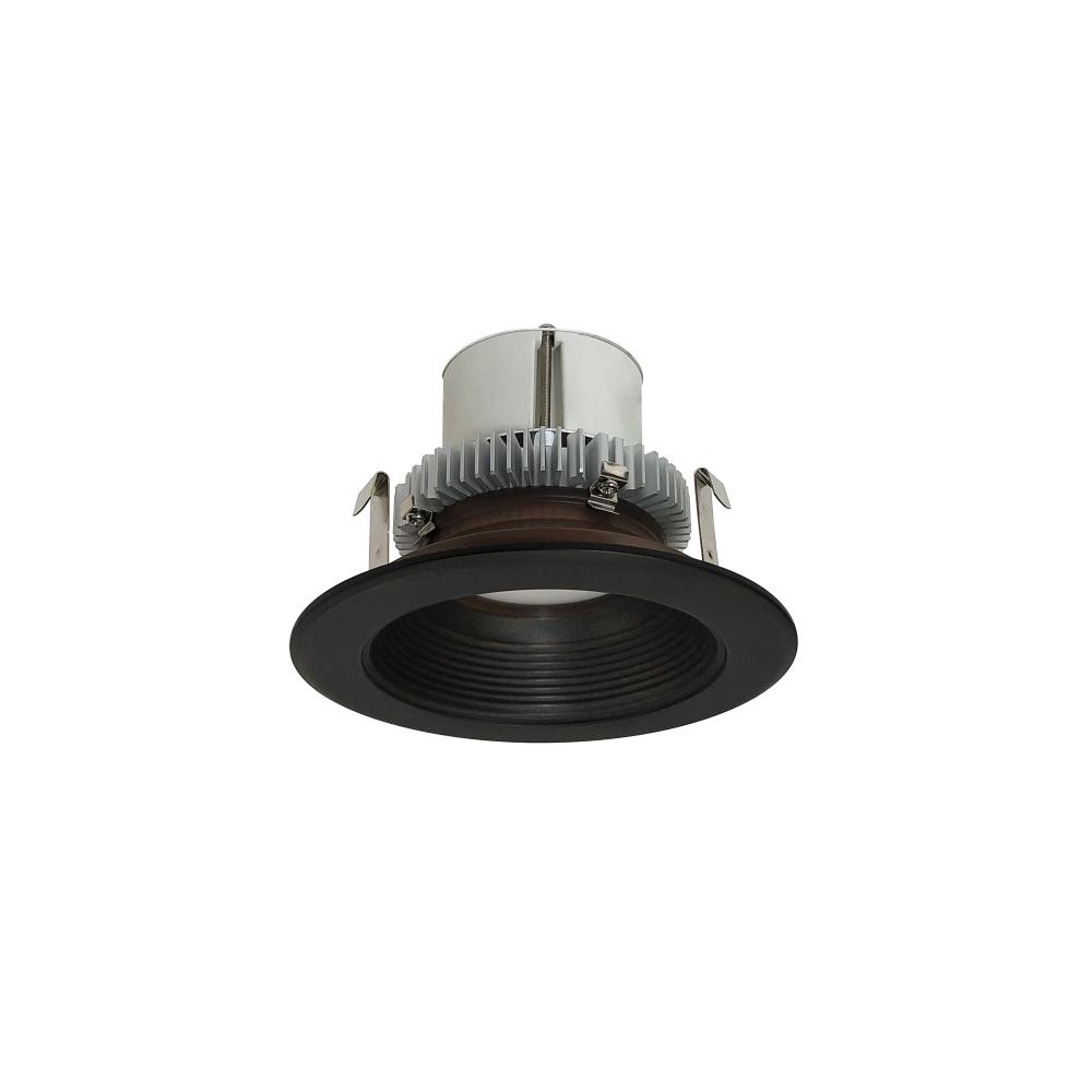 4" Cobalt Click Round Retrofit Baffle, 750lm / 10W, 3500K, Bronze Baffle / Bronze Flange