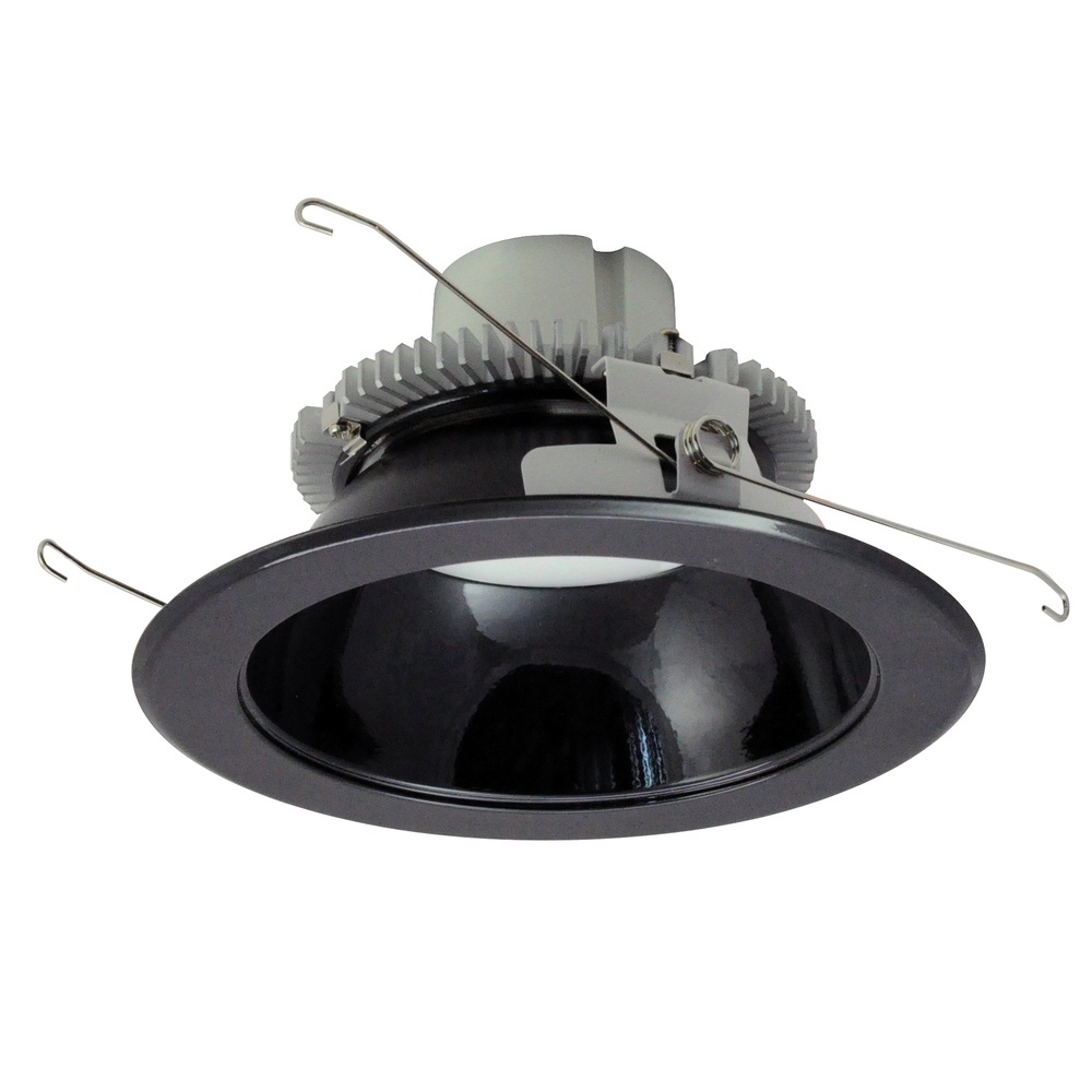 6" Cobalt Click Round Retrofit Reflector, 750lm / 10W, 3000K, Black Reflector / Black Flange,