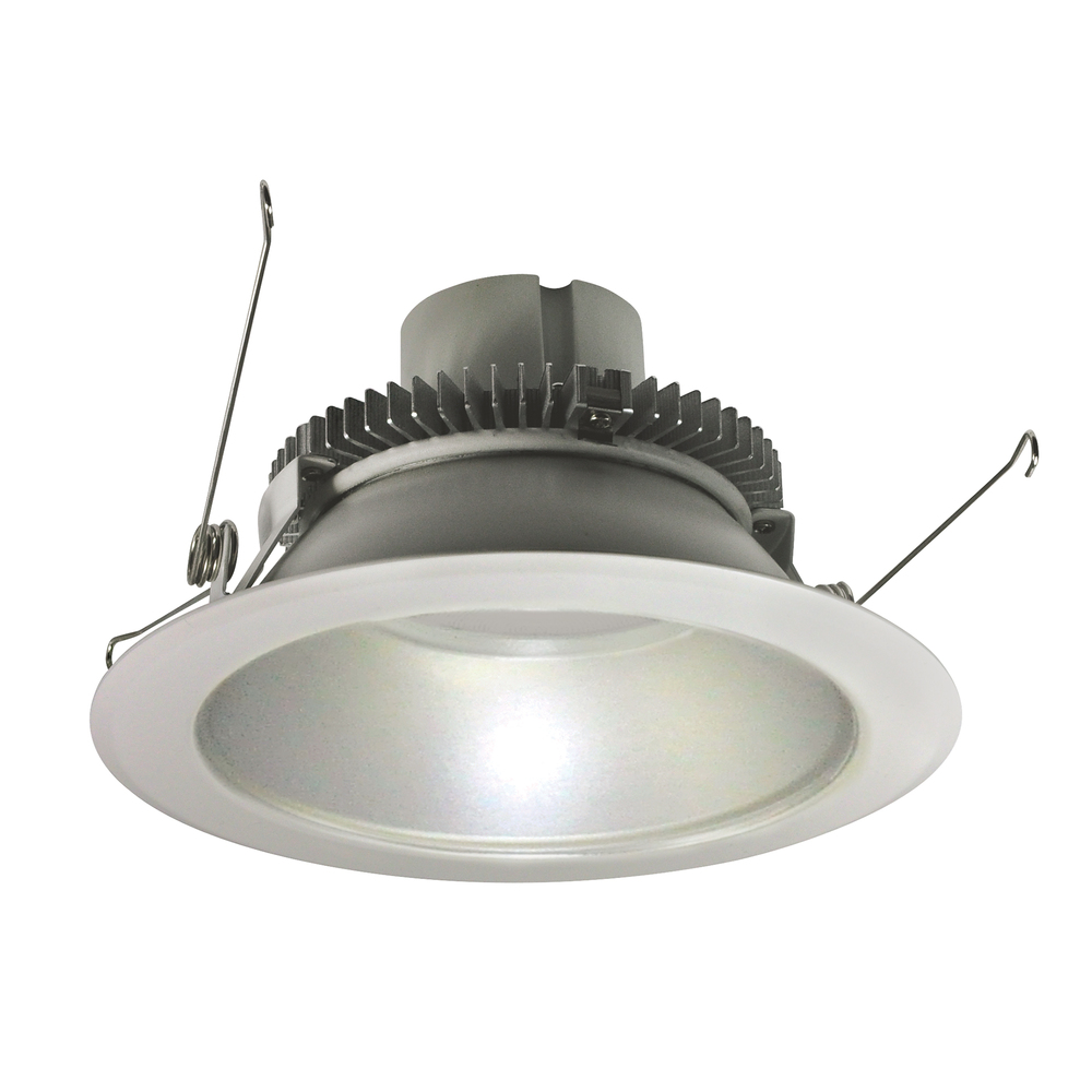 6" Cobalt Click Round Retrofit Reflector, 750lm / 10W, 3500K, Haze Reflector / White Flange