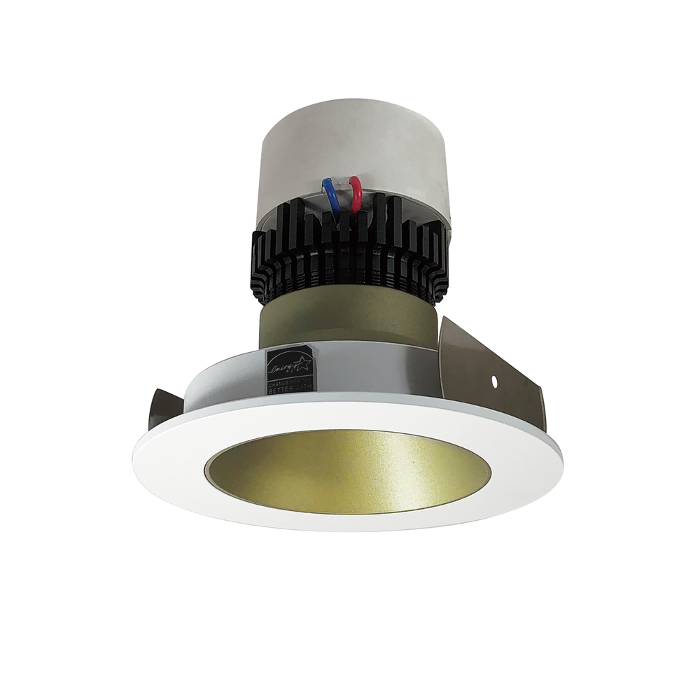 4" Pearl LED Round Retrofit Reflector, 1000lm / 12W, 4000K, Champagne Haze Reflector / Matte