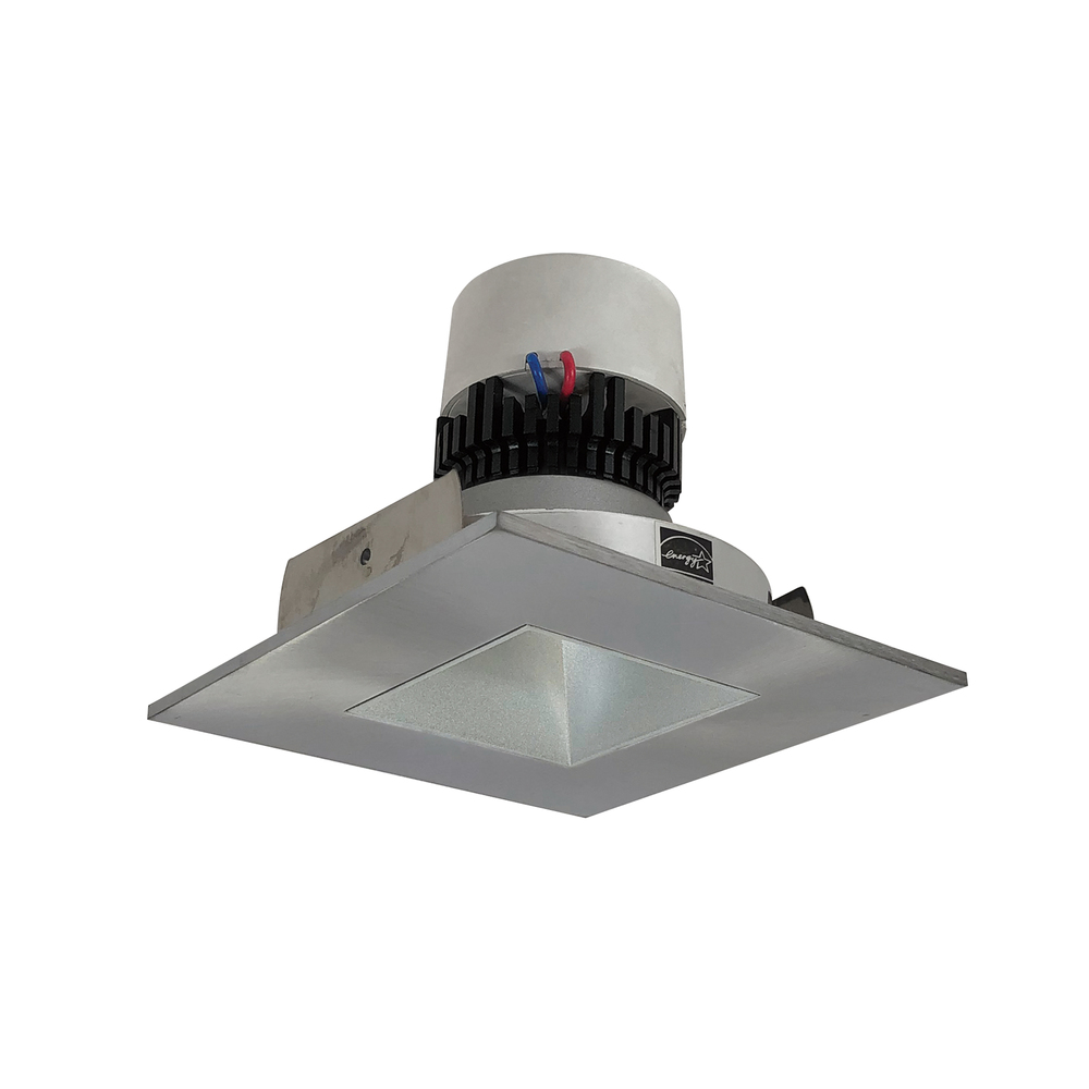 4" Pearl LED Square Retrofit Reflector with Square Aperture, 1000lm / 12W, 3000K, Haze Reflector