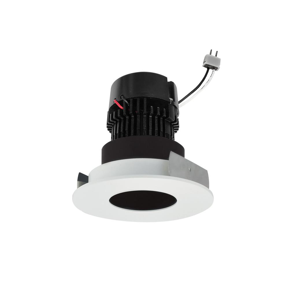 4" Pearl Low Voltage LED Round Pinhole Retrofit, 950lm / 11W, 3000K, Black Pinhole / Matte