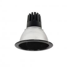 Nora NC3-61L335FBB - 6" Sapphire III Round Open Reflector, 2500lm, 3500K, Flood Optic, Black Reflector/Black Flange