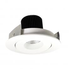 Nora NIO-4RG50XMPW/10 - 4" Iolite LED Round Adjustable Gimbal, 1000lm / 14W, 5000K, Matte Powder White Finish