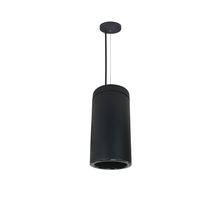Nora NYLS3-6C1L440FP01BBB - 6" Sapphire III Cable Mount Black Cylinder, Black Reflector/Black Flange, 120V; Phase Dimming,