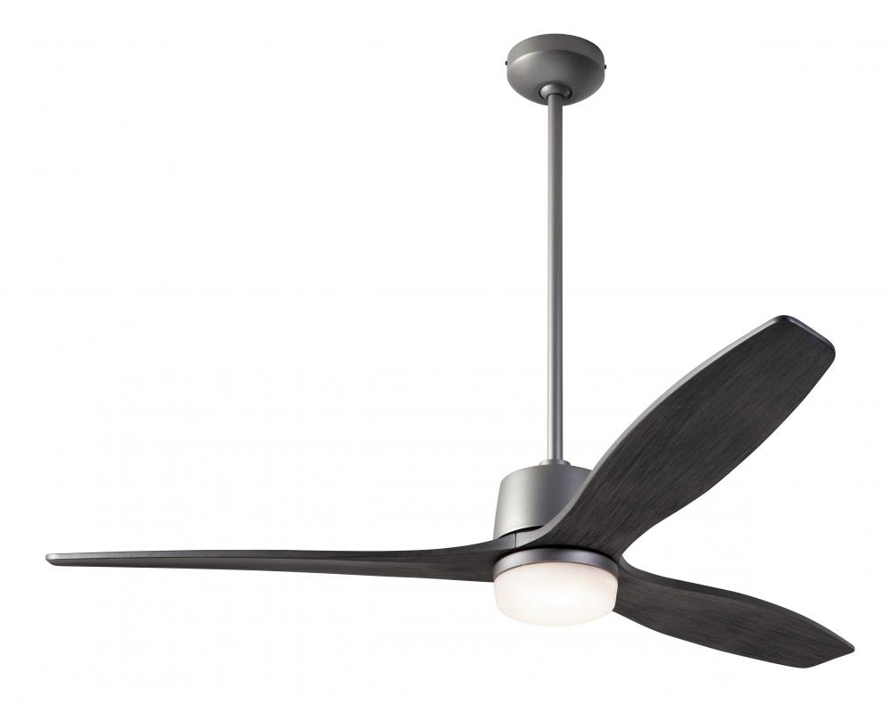 Arbor DC Fan; Graphite Finish; 54" Ebony Blades; 17W LED; Wall/Remote Combo Control