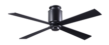 Modern Fan Co. LAP-FM-DB-50-BK-NL-002 - Lapa Flush Fan; Dark Bronze Finish; 50" Black Blades; No Light; Fan Speed and Light Control (3-w