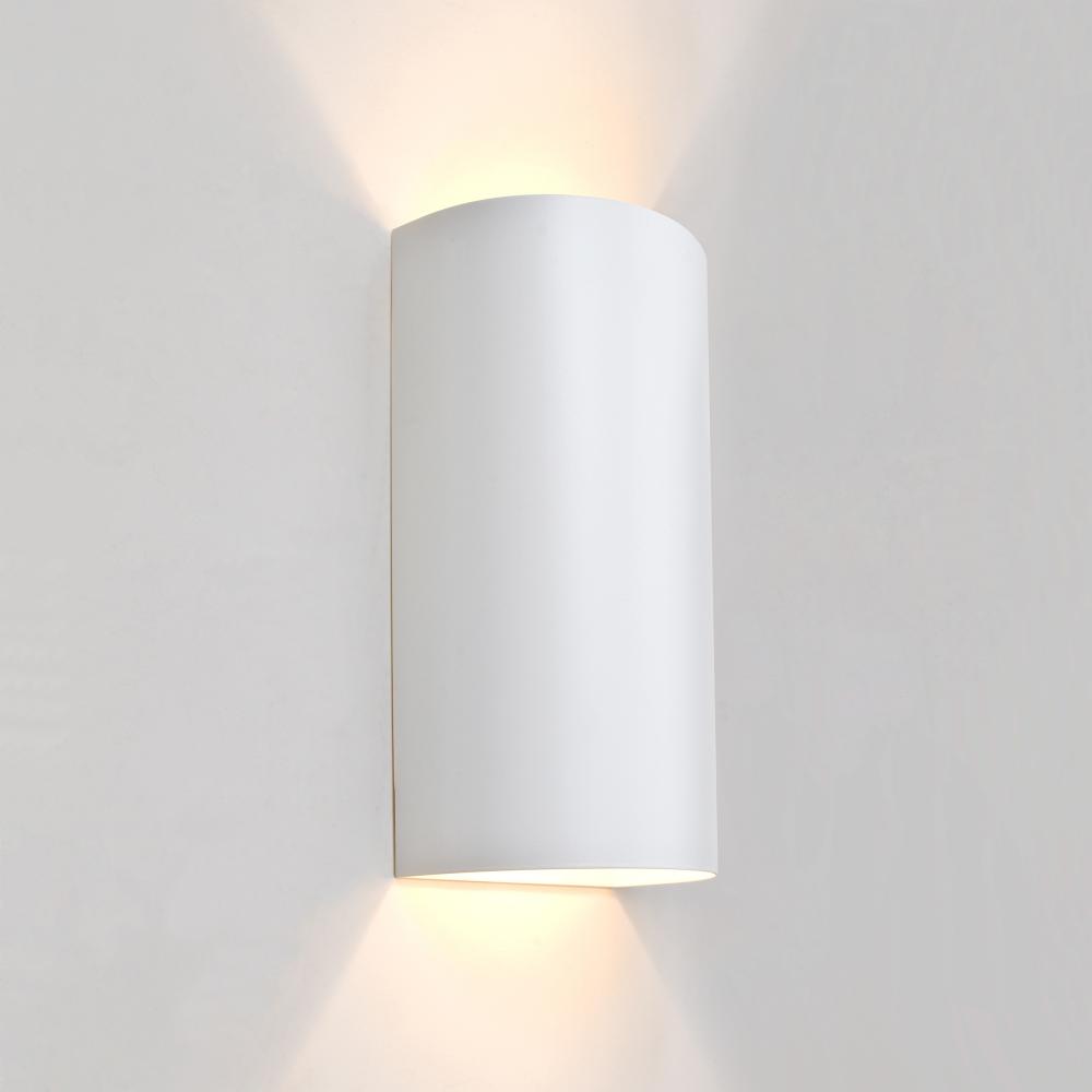 Besa Zoro Sconce, White Finish, 2x11W LED