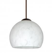 Besa Lighting 1XC-565819-LED-BR-L - Besa Pendant Palla 5 Bronze Carrera 1x5W LED, 15Ft. Cord