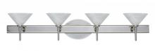 Besa Lighting 4SW-117652-LED-CR - Besa Wall Kona Chrome Marble 4x5W LED