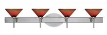 Besa Lighting 4SW-117681-CR - Besa Wall Kona Chrome Sunset 4x40W G9