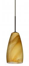 Besa Lighting B-1509HN-BR - Besa Chrissy Pendant For Multiport Canopy Bronze Honey 1x50W Candelabra