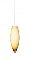Besa Lighting 1XC-4096VG-LED-SN - Besa Pendant Juliette Satin Nickel Vanilla Glossy 1x5W LED
