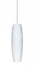 Besa Lighting 1XC-412119-LED-SN - Besa Tu Tu Pendant, Carrera, Satin Nickel, 1x5W LED