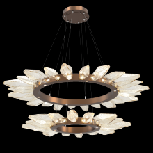 Hammerton CHB0050-2T-BB-CA-CA1-L3 - Rock Crystal Two-Tier Radial Ring