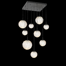 Hammerton CHB0092-09-MB-A-C01-L1 - Gaia Square 9pc Multi-Pendant