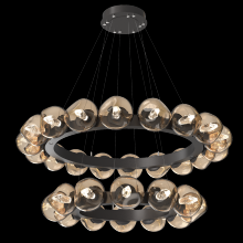 Hammerton CHB0095-2T-GP-GB-CA1-L1 - Luna Two-Tier Radial Ring