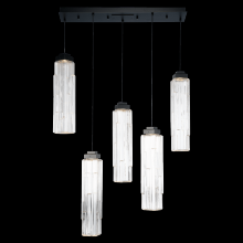 Hammerton PLB0056-09-GB-LC-C01-L1 - Ledgestone Linear 9pc Multi-Pendant