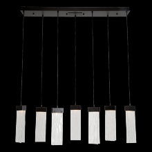 Hammerton PLB0042-07-CS-CG-C01-L1 - Parallel Glass Linear 7pc Multi-Pendant