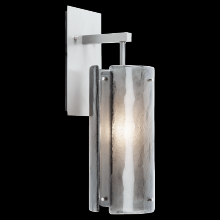 Hammerton IDB0044-14-BB-IW-E2 - Textured Glass Sconce - 14-Inch