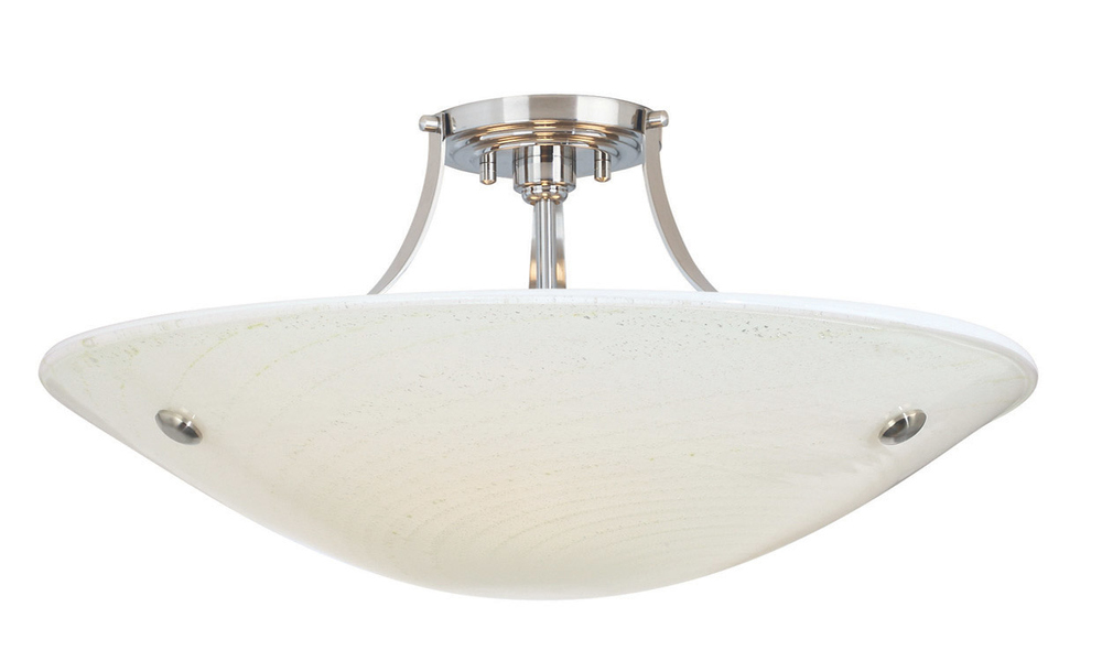 Ceiling Mount Neptune Grande Opal Bronze Compact Fluorescent GU10 3x26W