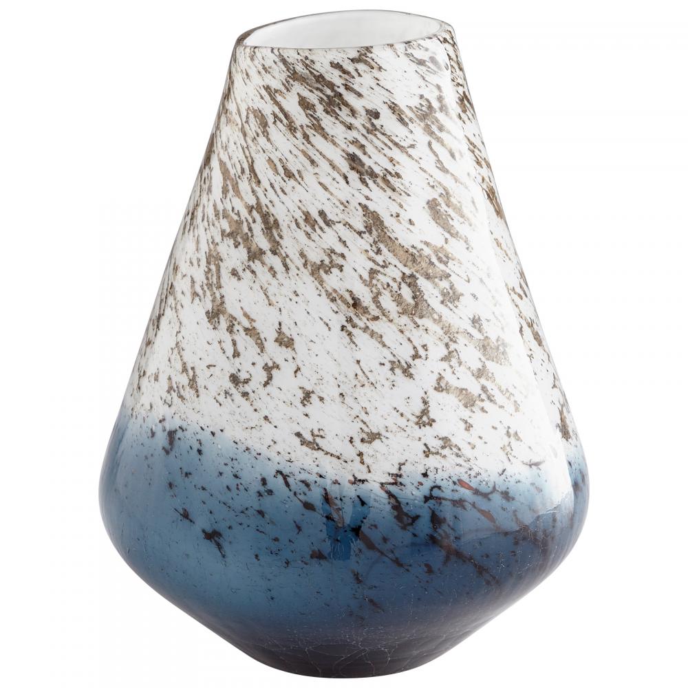 Orage Vase Blue And White - Large