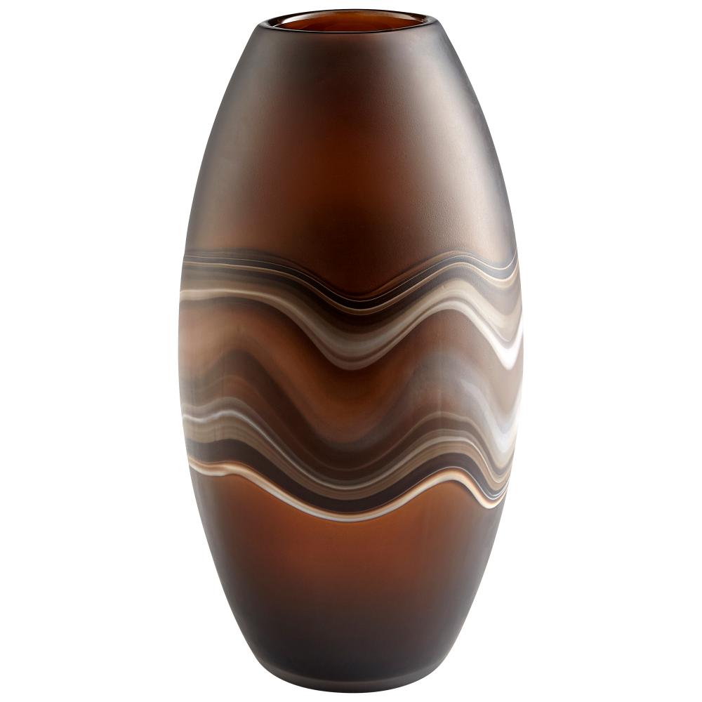 Nina Vase Amber Swirl - Large