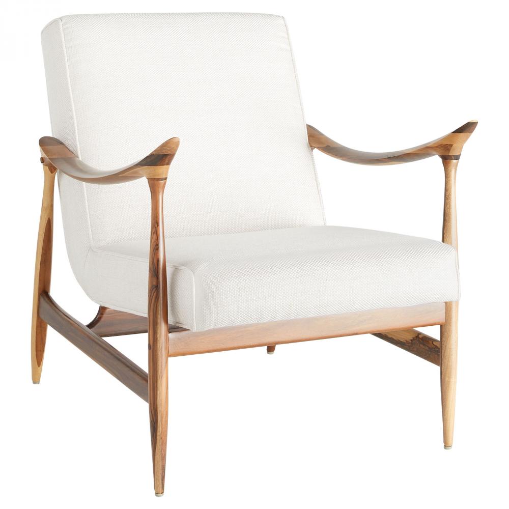 Oscar Arm Chair Cream Basket Weave Light Brown
