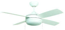 Craftmade LAV52MWW4LK-LED - 52" Laval in Matte White w/ Matte White Blades
