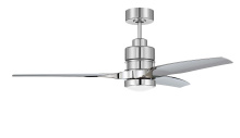 Craftmade SONWF52PLN3-PLNP - 52" Sonnet ceiling fan in Polished Nickel w/ Polished Nickel Polycarbonate Blades, WIFI control