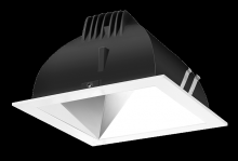 RAB Lighting NDLED4SD-50YHC-S-W - RECESSED DOWNLIGHTS 12 LUMENS NDLED4SD 4 INCH SQUARE UNIVERSAL DIMMING 50 DEGREE BEAM SPREAD 3000K