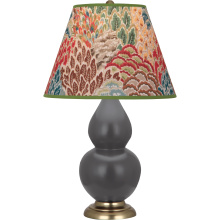 Robert Abbey MCR50F - Matte Ash Small Double Gourd Accent Lamp