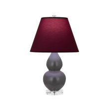 Robert Abbey MCR53P - Matte Ash Small Double Gourd Accent Lamp
