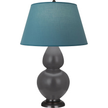 Robert Abbey MCR57B - Matte Ash Double Gourd Table Lamp