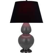 Robert Abbey MCR57K - Matte Ash Double Gourd Table Lamp