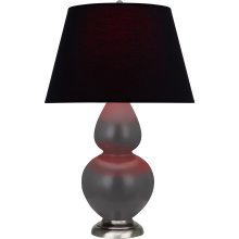 Robert Abbey MCR59K - Matte Ash Double Gourd Table Lamp