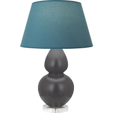 Robert Abbey MCR62B - Matte Ash Double Gourd Table Lamp