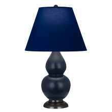 Robert Abbey MMB51N - Matte Midnight Blue Small Double Gourd Accent Lamp