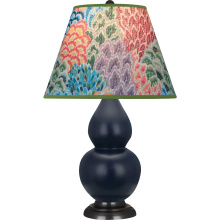 Robert Abbey MMB51S - Matte Midnight Blue Small Double Gourd Accent Lamp