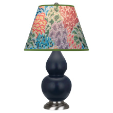 Robert Abbey MMB52S - Matte Midnight Blue Small Double Gourd Accent Lamp
