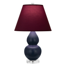 Robert Abbey MMB53P - Matte Midnight Blue Small Double Gourd Accent Lamp