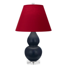 Robert Abbey MMB53R - Matte Midnight Blue Small Double Gourd Accent Lamp