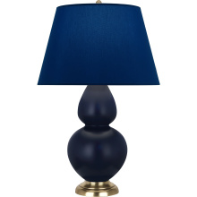 Robert Abbey MMB55N - Matte Midnight Blue Double Gourd Table Lamp