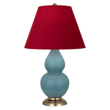Robert Abbey MOB50R - Matte Steel Blue Small Double Gourd Accent Lamp